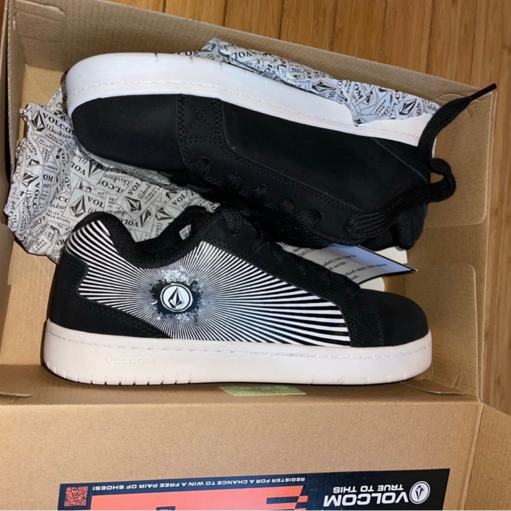 Volcom Stone OP Art Skate Inspired Work Shoe
